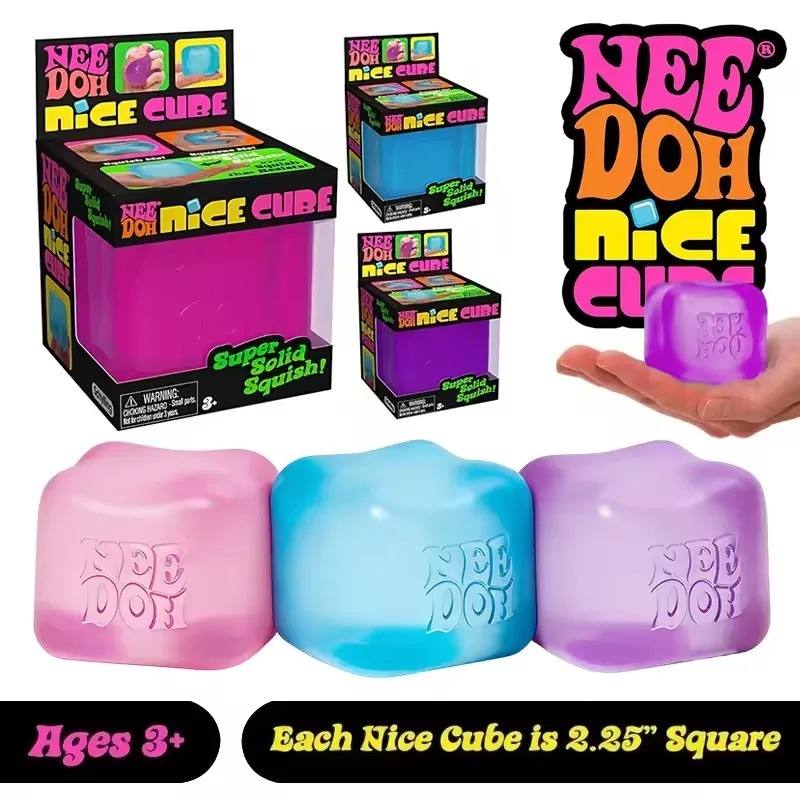 Party Games Gifts - NeeDoh Squishy Schylling Atomic *Stress Relief