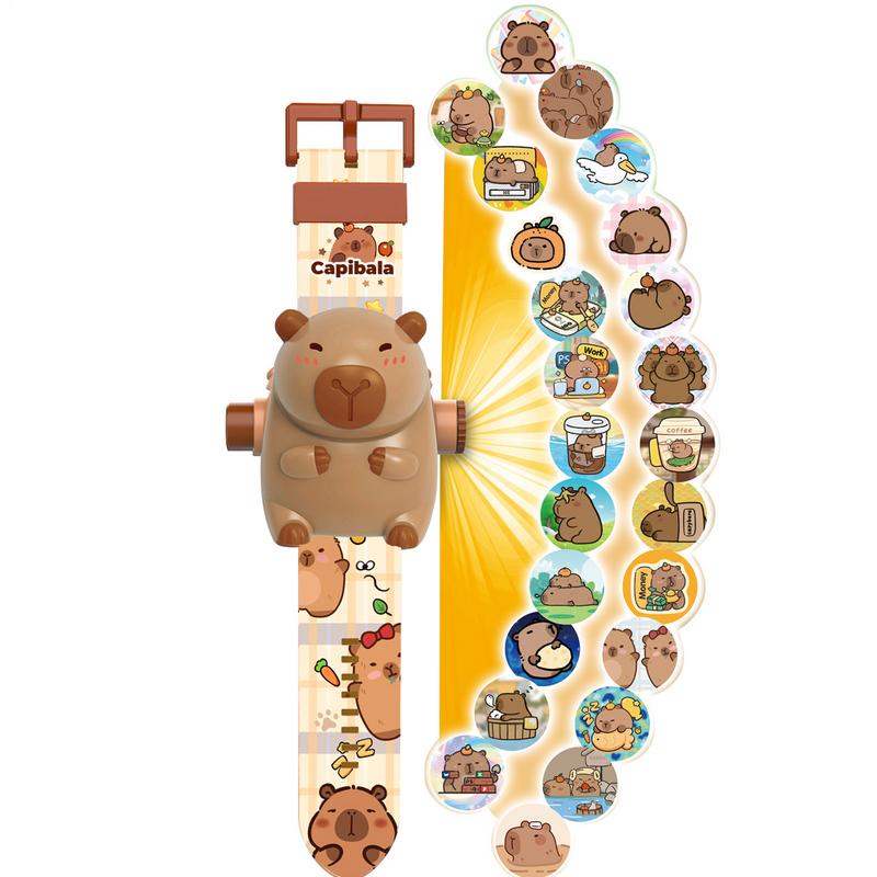 Party Games New Year - Capybara Projection Electronic Watch Cartoon Watch