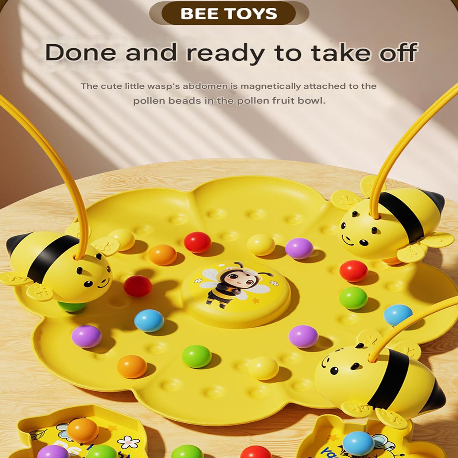 Educational Magnetic Bee Toy - - Games Garden Party 评论和价格