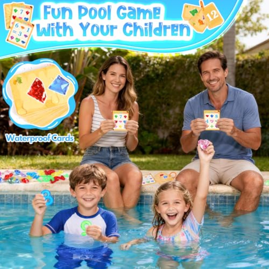 Pool Toys Diving Gems, 54 Pcs  - Scavenger Hunt Card 评论和价格