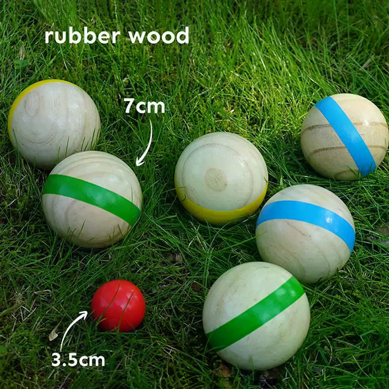 Durable Wooden Bocce Balls for - Bocce Ball Lawn 评论和价格