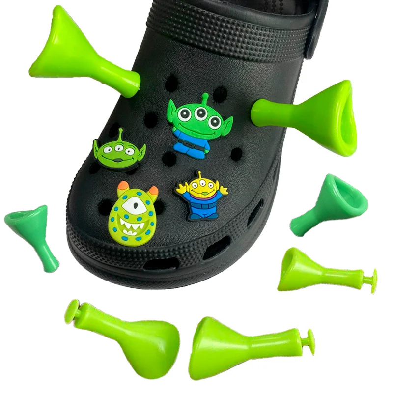 2Pcs Shrek Ears Shoe Charms Se - Games Garden Party 评论和价格