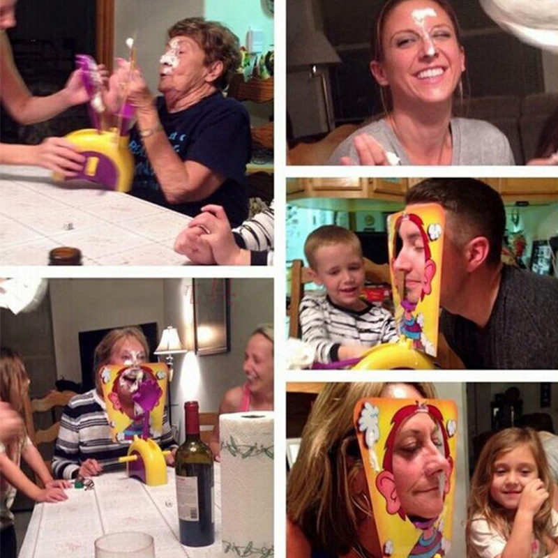 Pie Cream Face Game Family Par - Party Games Quiz 评论和价格
