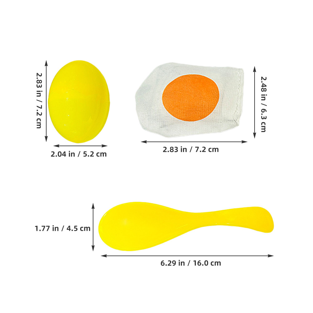 4Sets Vibrant Balance Spoon Eg - Party Games Egg 评论和价格