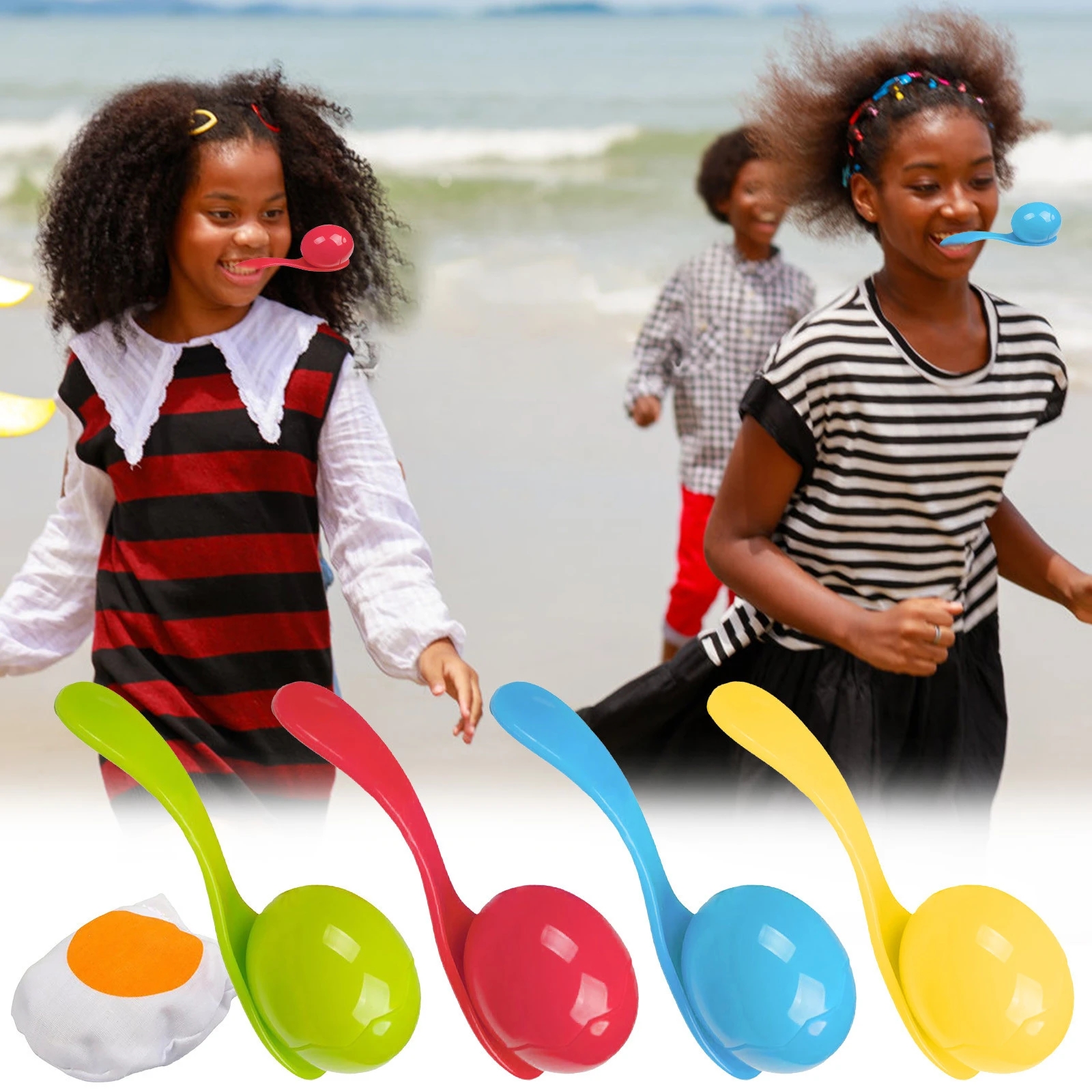 Set Egg And Spoon Game For Kid - Party Games Egg 评论和价格