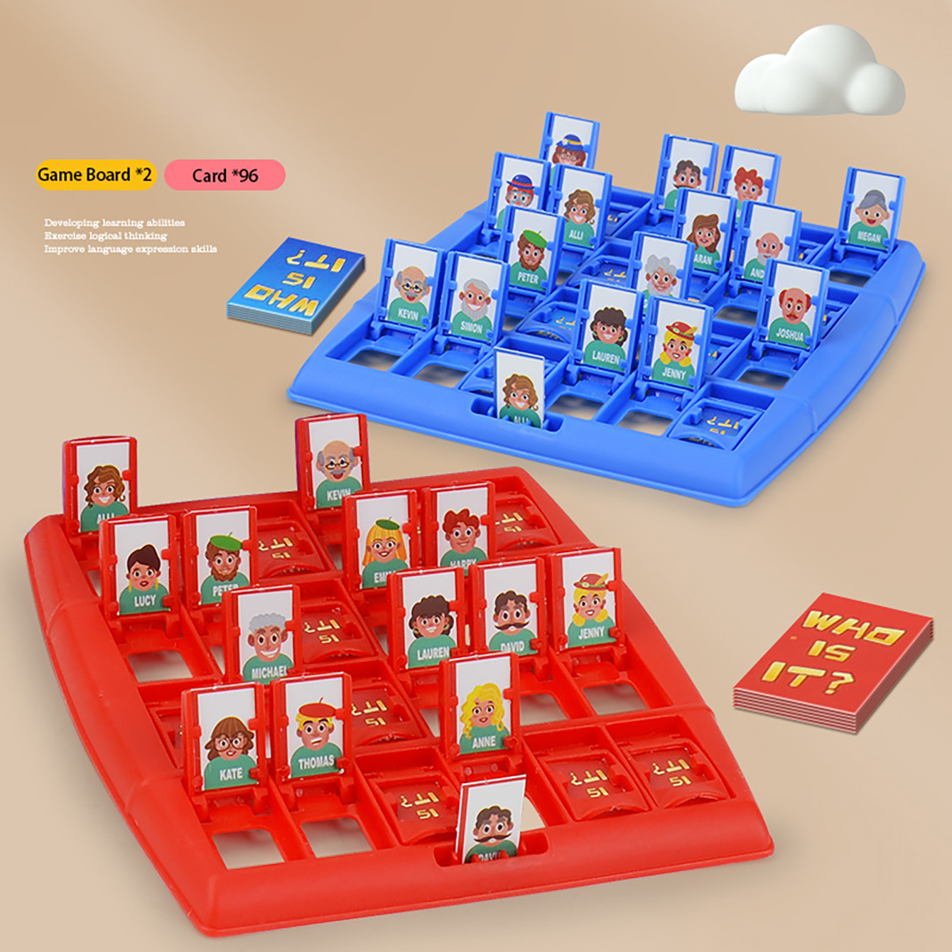 Family Guessing Board Game Who - Party Games Quiz 评论和价格