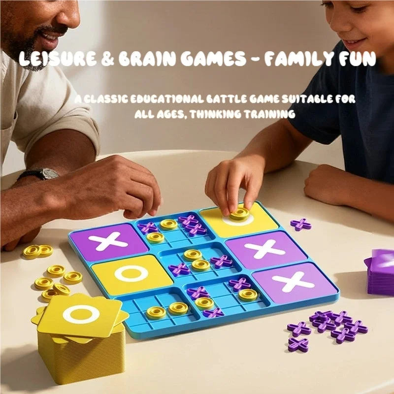 New Tic-Tac-Toe Board Game | K - Party Games Kids Indoor 评论和价格