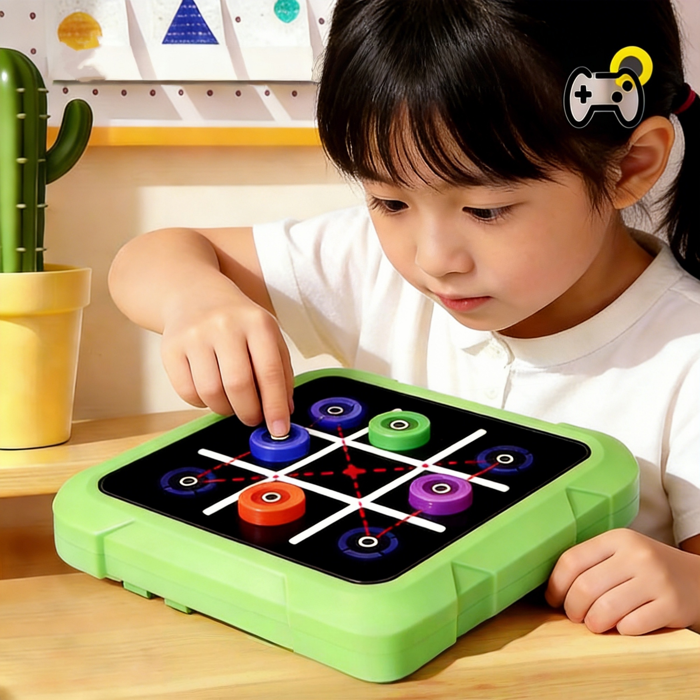 Portable Tic-Tac-Toe, Montesso - Party Games Kids Indoor 评论和价格