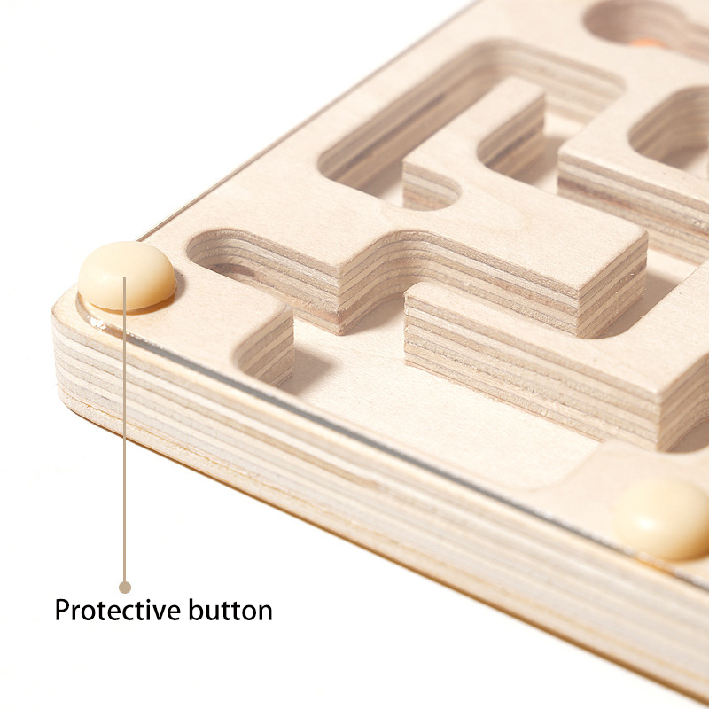 Small Wooden Balance Bead Maze - Party Games Kids Indoor 评论和价格