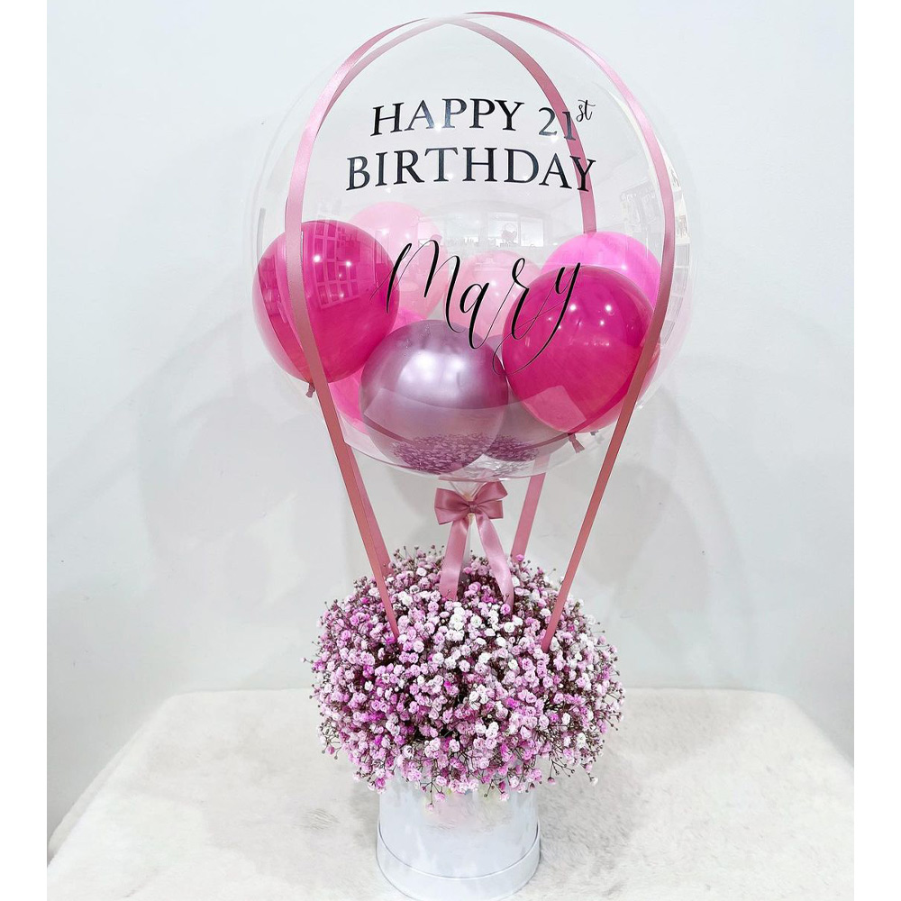 Gift Hamper Balloon Box Set Ba - Party Games Engagement 评论和价格