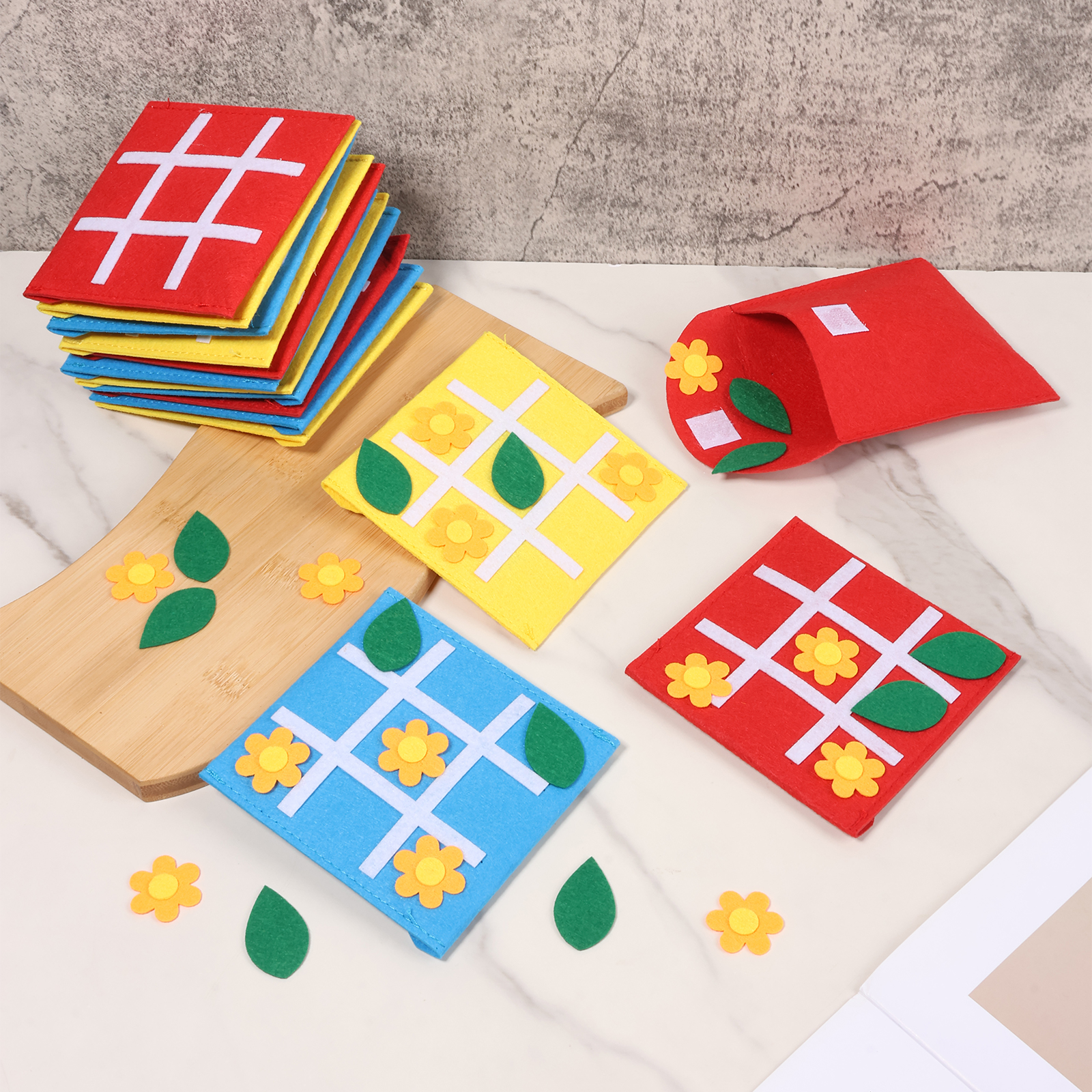 30/20Pcs Felt Board Game Felt  - Party Games Quiz 评论和价格