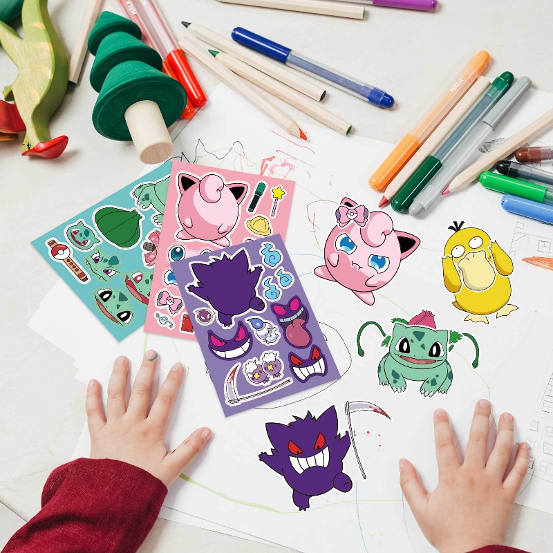 new 8/24Sheets Pokemon Puzzle  - Party Games Quiz 评论和价格