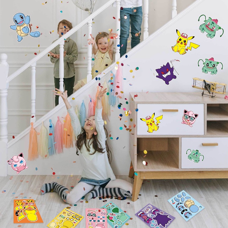 new 8/24Sheets Pokemon Puzzle  - Party Games Quiz 评论和价格