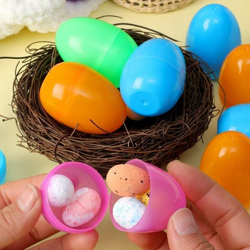 50/10x Colorful Fillable Easte - Party Games Egg 评论和价格