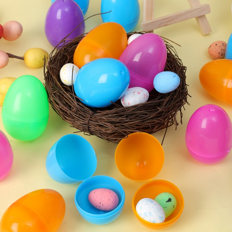 50/10x Colorful Fillable Easte - Party Games Egg 评论和价格