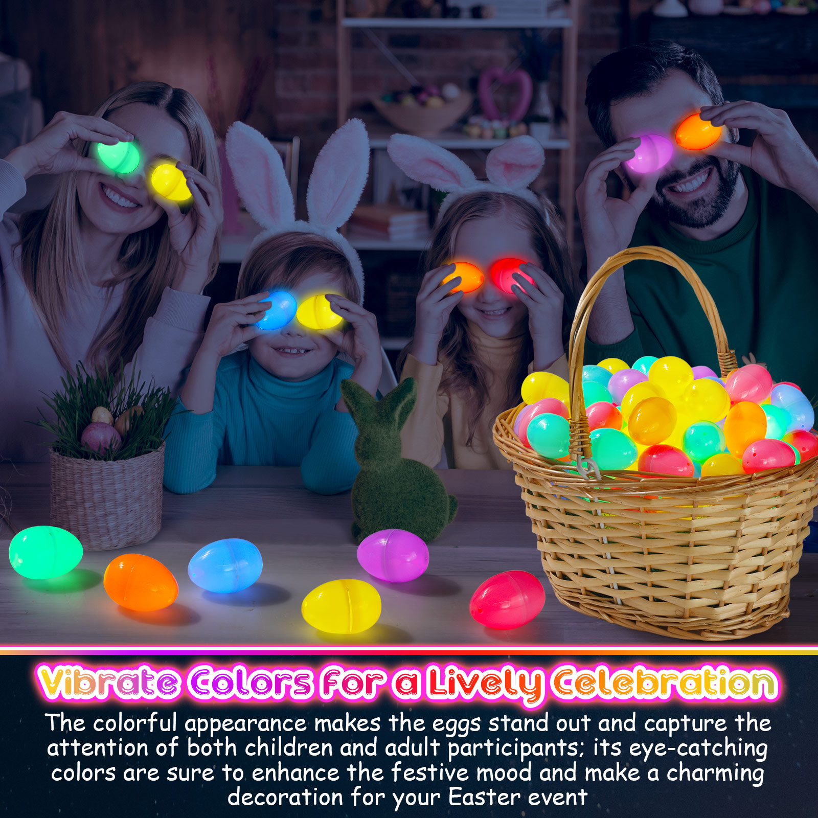 100-300Set Easter Eggs with Mi - Party Games Egg 评论和价格