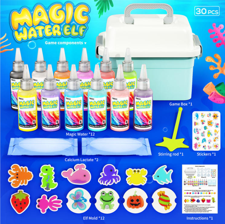 Magic Gel Water Beads Toy: 12- - Games Garden Party 评论和价格