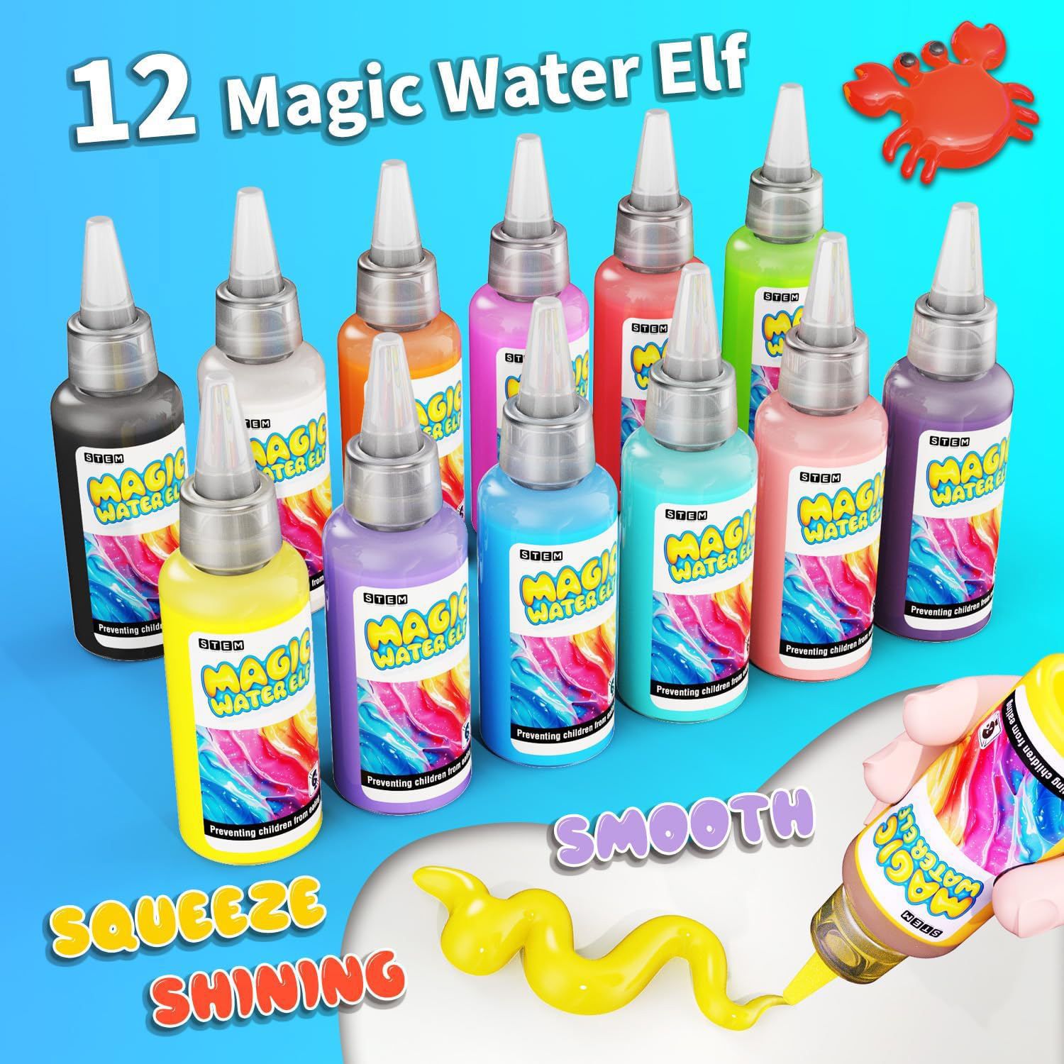 Magic Gel Water Beads Toy: 12- - Games Garden Party 评论和价格