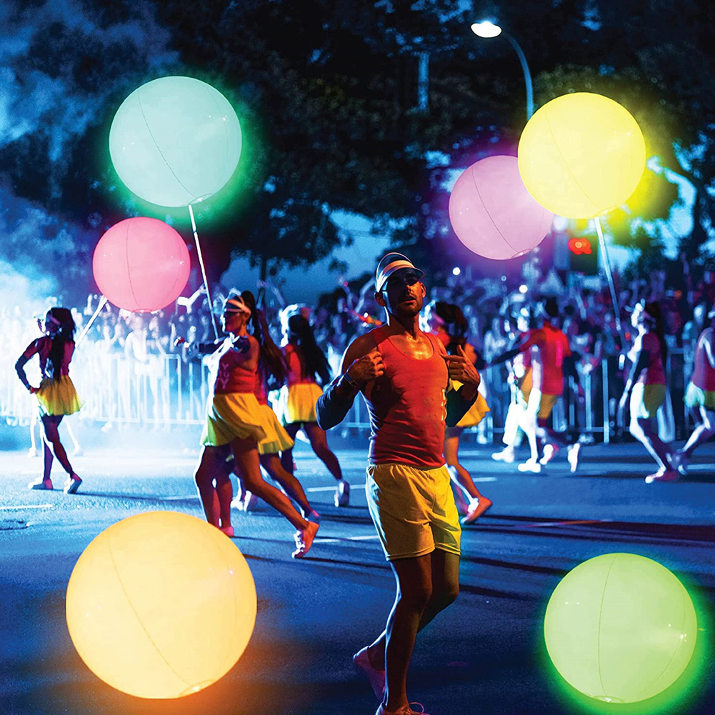 LED Glowing Balloon 16 Colors  - Games Garden Party 评论和价格