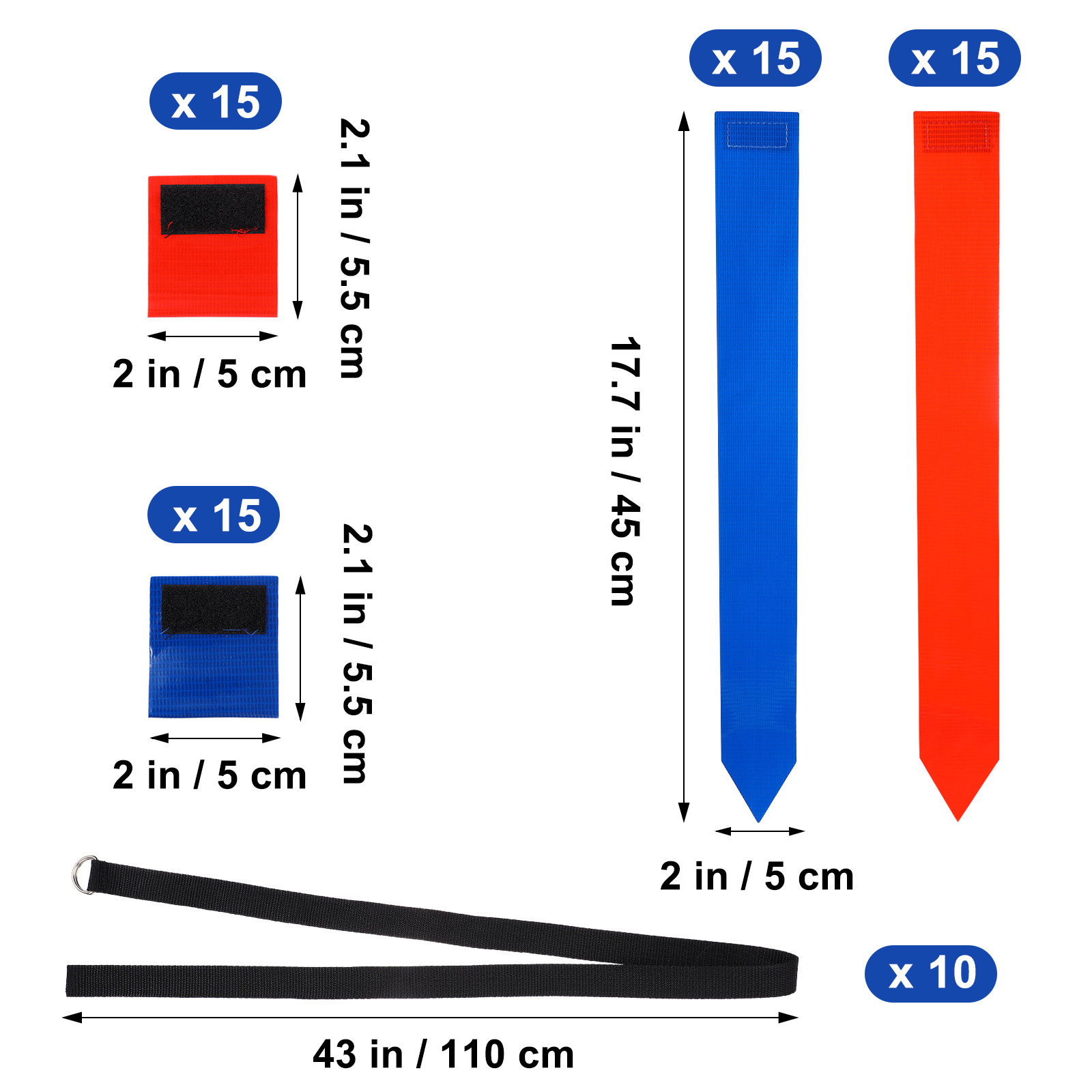 10Pcs Football Flag Set Adjust - Capture Flag Set 评论和价格