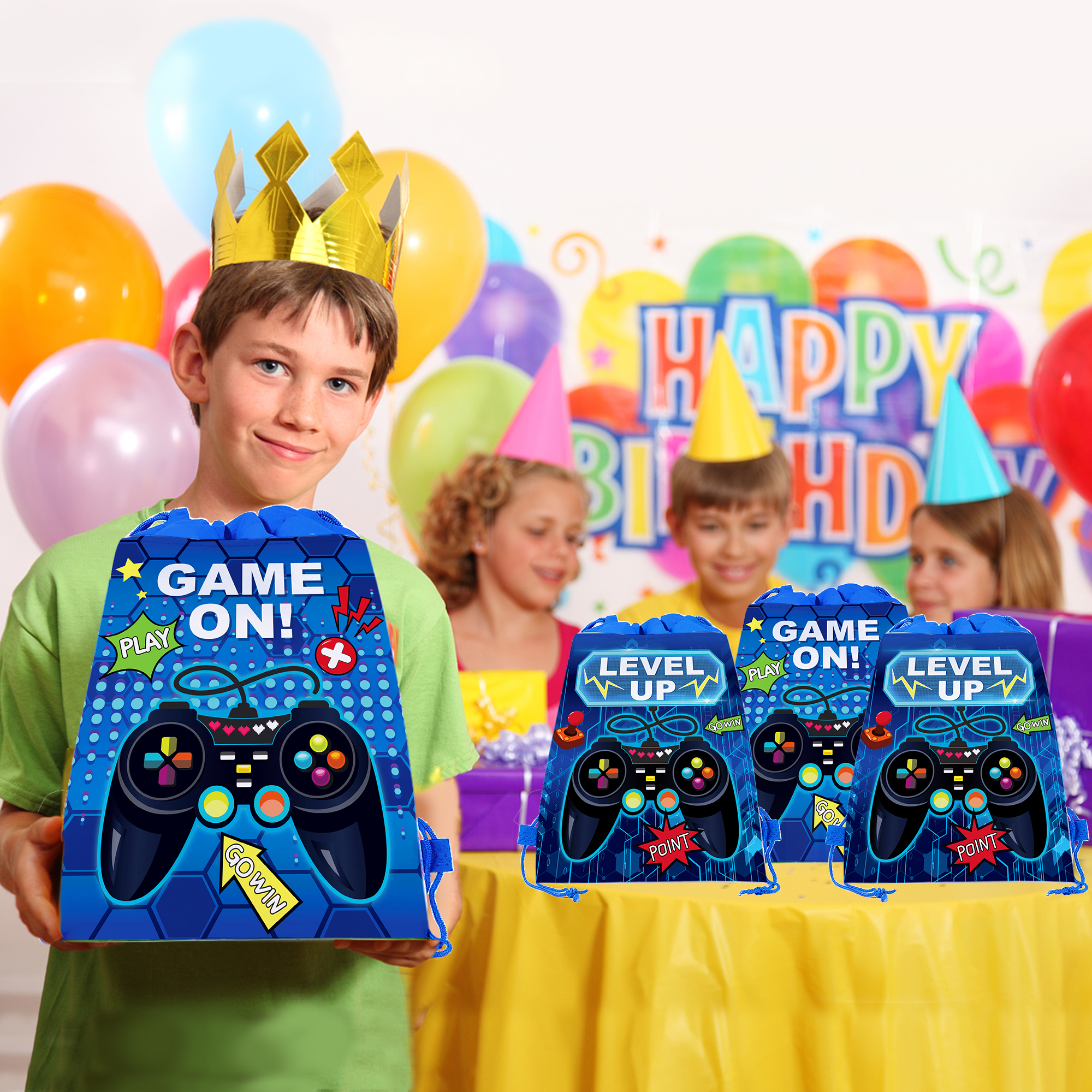 Cartoon Handle Game Birthday N - Party Games Engagement 评论和价格