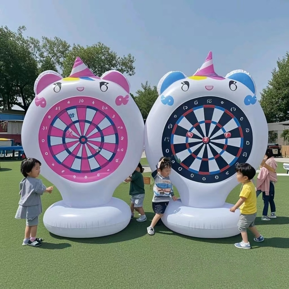 Inflatable Unicorn Throwing Ga - Games Garden Party 评论和价格