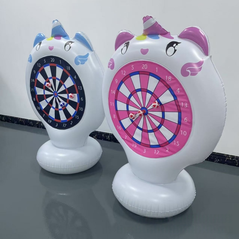 Inflatable Unicorn Throwing Ga - Games Garden Party 评论和价格