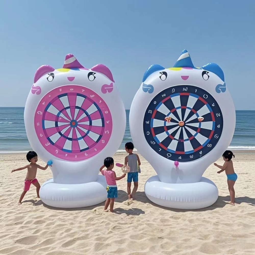 Inflatable Unicorn Throwing Ga - Games Garden Party 评论和价格