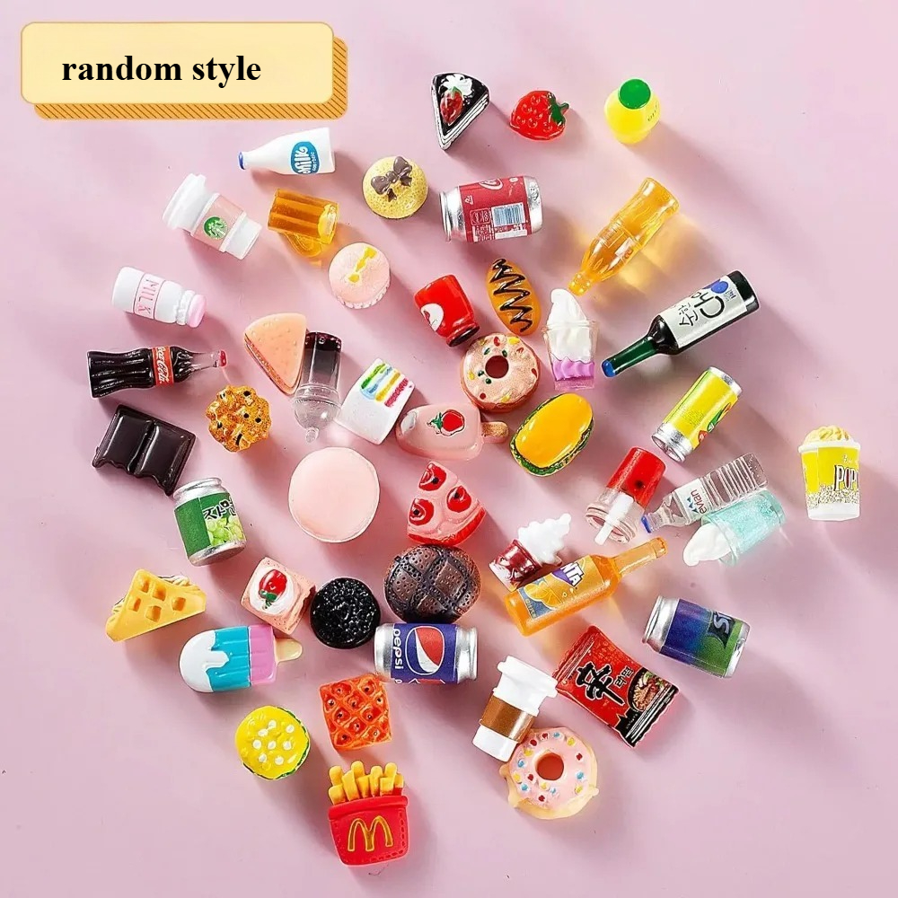 10Pcs Miniature Food Drink Bot - Party Games You Can Play 评论和价格