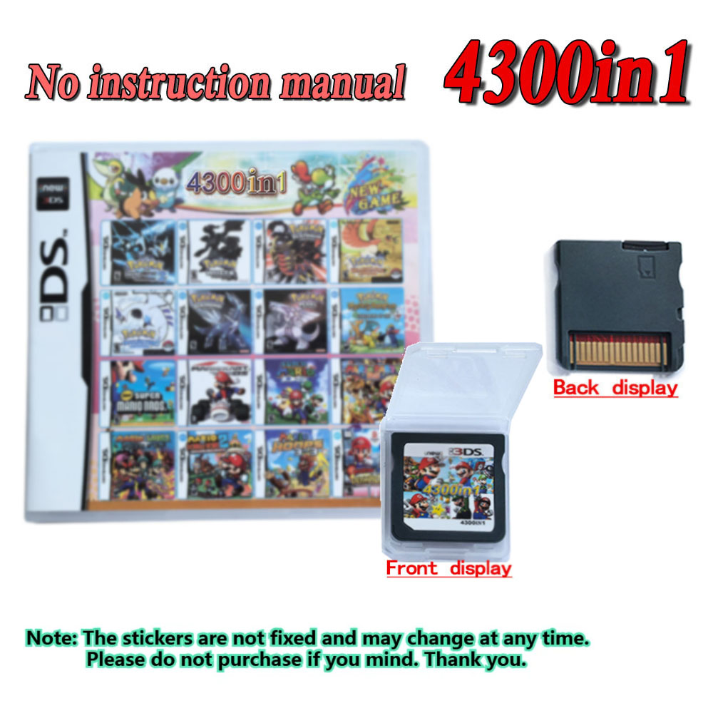4300 in 1 Compilation DS NDS 3 - Party Games Engagement 评论和价格
