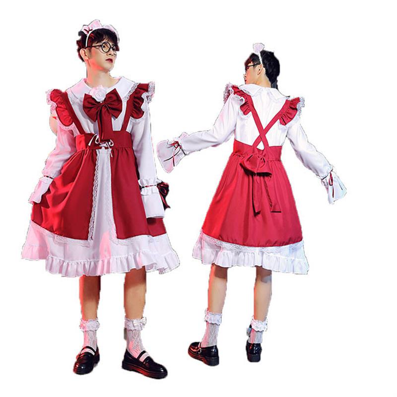 Comical Male Maid Skirt Costum - Party Games Crossplay 评论和价格