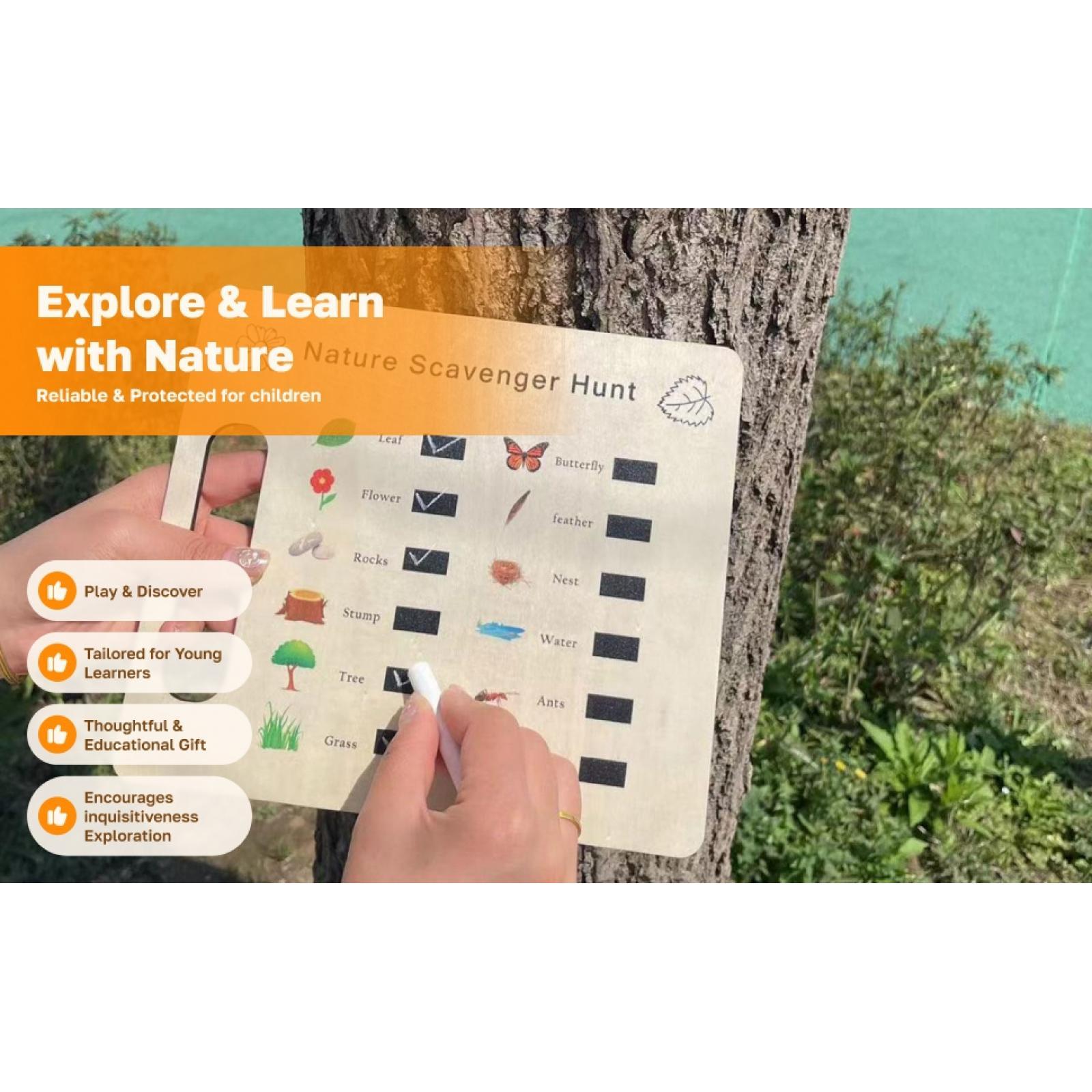 Nature DIY Craft Kit Explorati - Scavenger Hunt Card 评论和价格