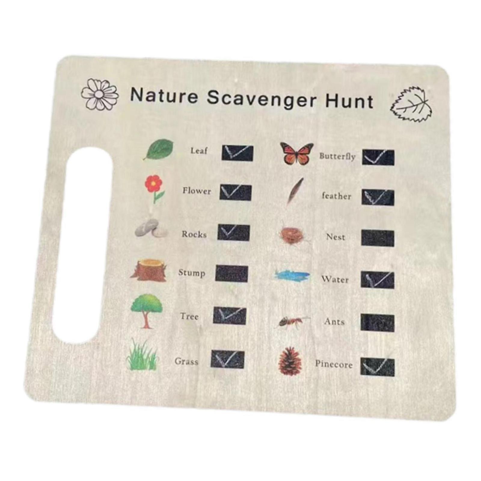 Nature DIY Craft Kit Explorati - Scavenger Hunt Card 评论和价格