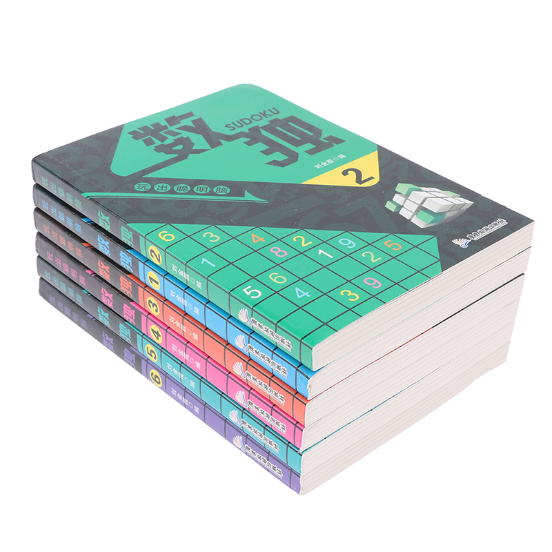 New Hot 6 Books/Set Sudoku Thi - Party Games New Year 评论和价格