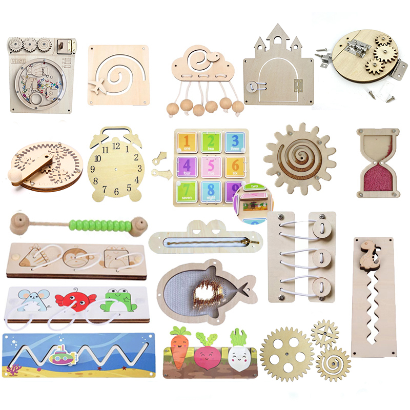 Baby Busy Board Accessories Mo - Party Games Kids Indoor 评论和价格