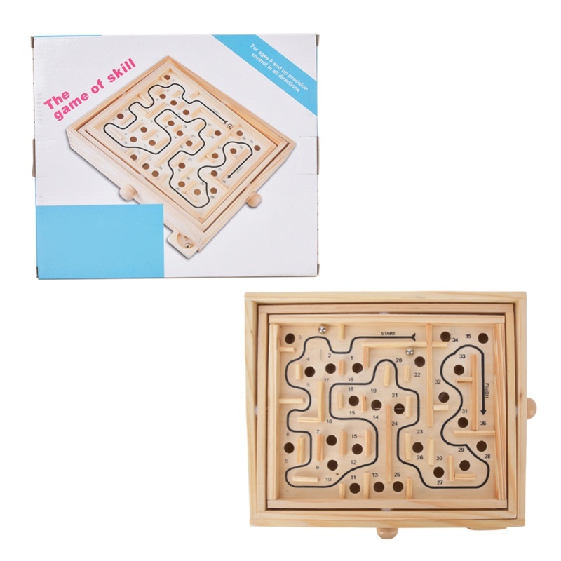Adult Kid Wooden Educational M - Party Games Kids Indoor 评论和价格