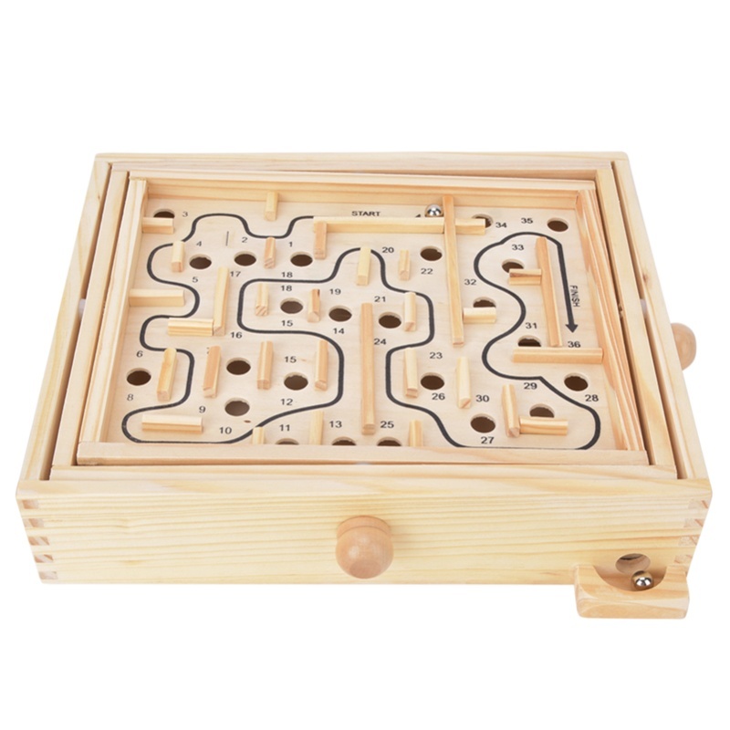 Adult Kid Wooden Educational M - Party Games Kids Indoor 评论和价格